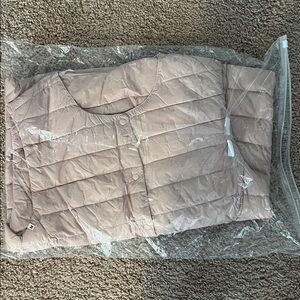 Light Pink Quilted Vest